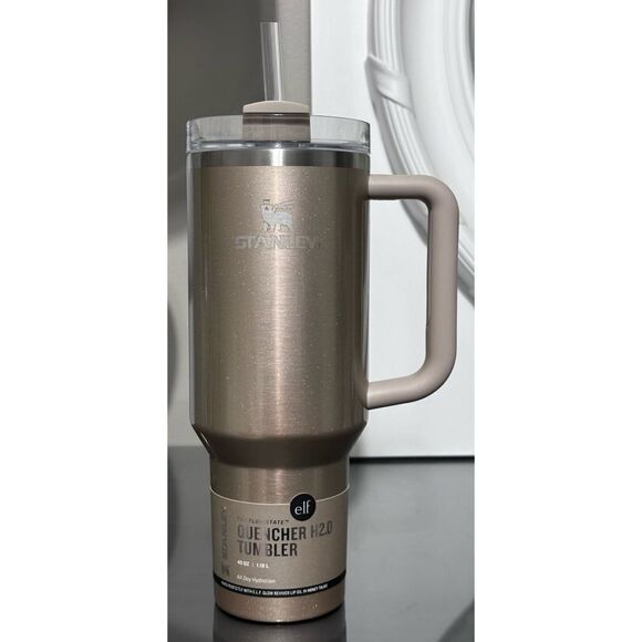 Stanley X e.l.f. Quencher H2.0 FlowState Tumbler 40oz, HONEY TALKS - Picture 1 of 4